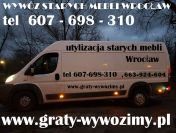 Wywóz,utylizacja starych mebli z mieszkań Wrocław.