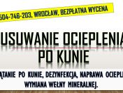 Naprawa, ocieplenia, izolacji, tel. 504-746-203, Wrocław, po kunie, cena