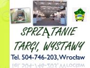 Sprzątanie obsługa imprezy, cena tel 504-746-203, koncert, targi